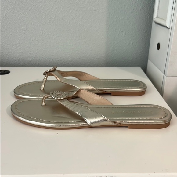 Jack Rogers Women's Gold Sandals - Picture 5 of 6